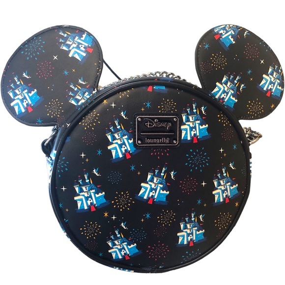 New Disney (land) 65th Anniversary Loungefly Mickey Mouse Ears Handbag - Picture 3 of 12